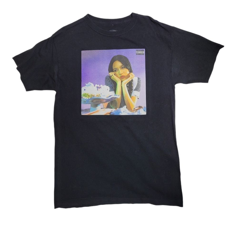OLIVIA RODRIGO Sour short sleeve black crew neck unisex official merch t shirt M